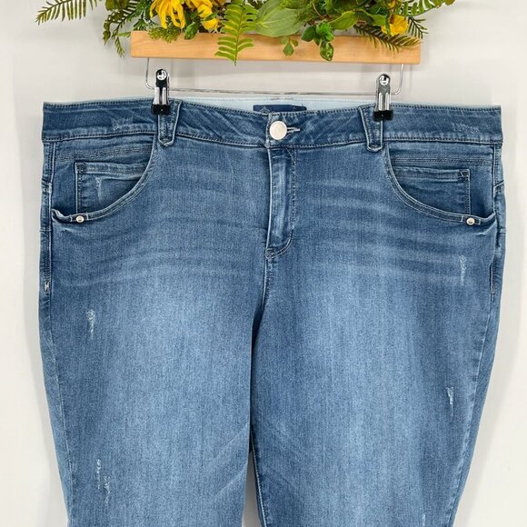 Democracy Ab Solution Jeans 22W Plus Size Stretch Slimming Comfort Denim - Picture 5 of 10